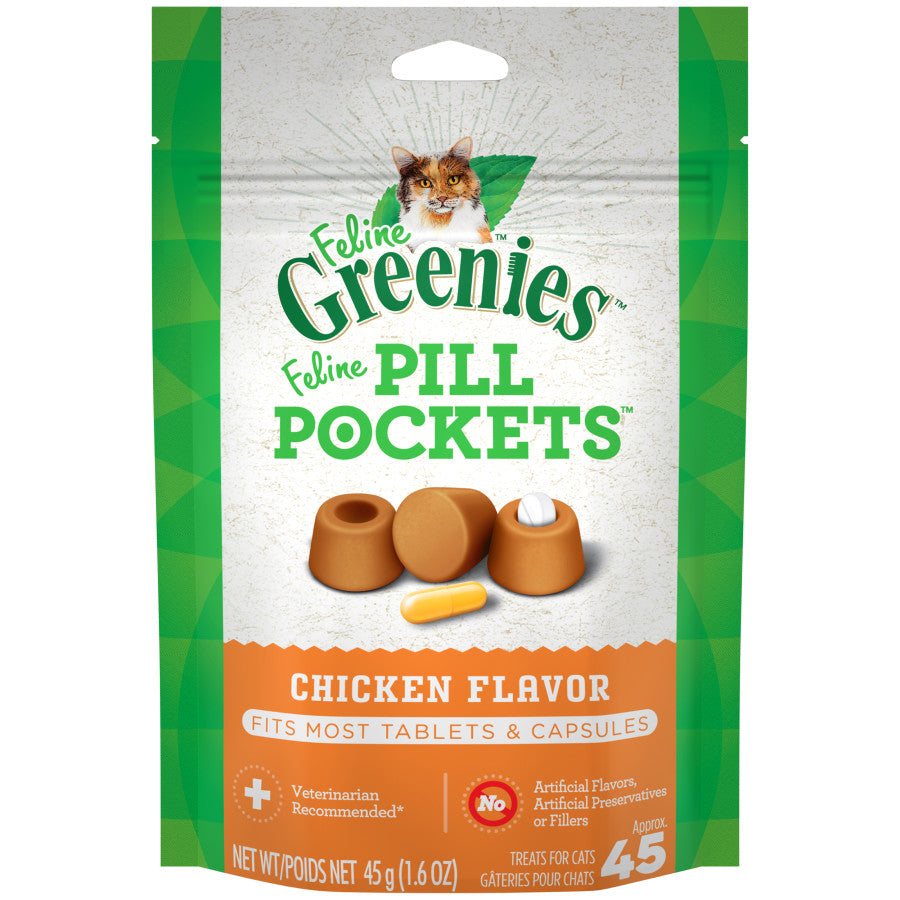 Greenies Feline Pill Pockets Cat Treats