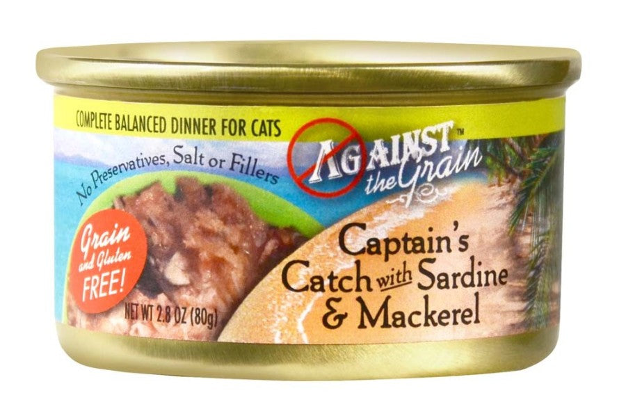 Against the Grain Captain'S Catch Sardine & Mackerel Dinner Wet Cat Food