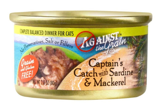 Against the Grain Captain'S Catch Sardine & Mackerel Dinner Wet Cat Food