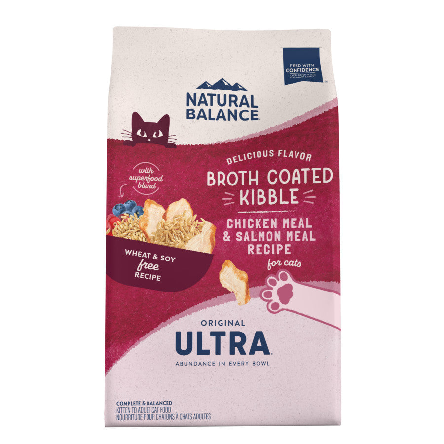 Natural Balance Pet Foods Original Ultra Broth Coated Dry Cat Food