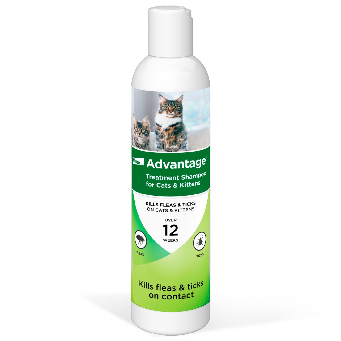 Elanco Advantage Flea and Tick Shampoo for Cats and Kittens - 1ea/8 oz