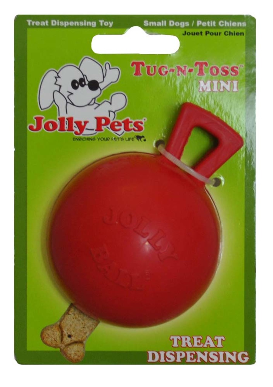 Jolly Pet Tug-n-Toss Mini Dog Toy