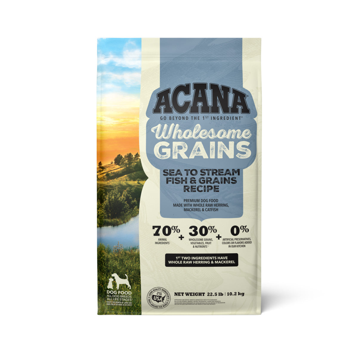 Acana Wholesome Grains Sea to Stream Fish and Grains Dry Dog Food