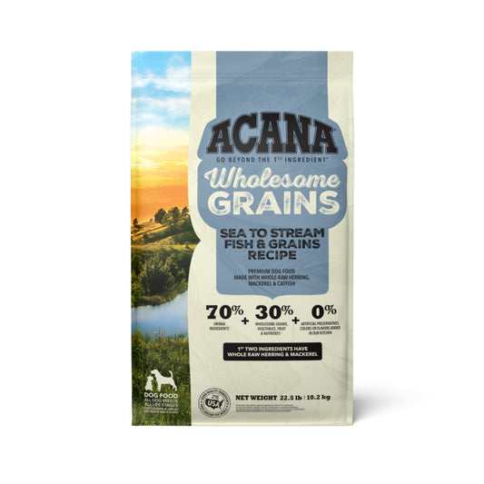 Acana Wholesome Grains Sea to Stream Fish & Grains Dry Dog Food