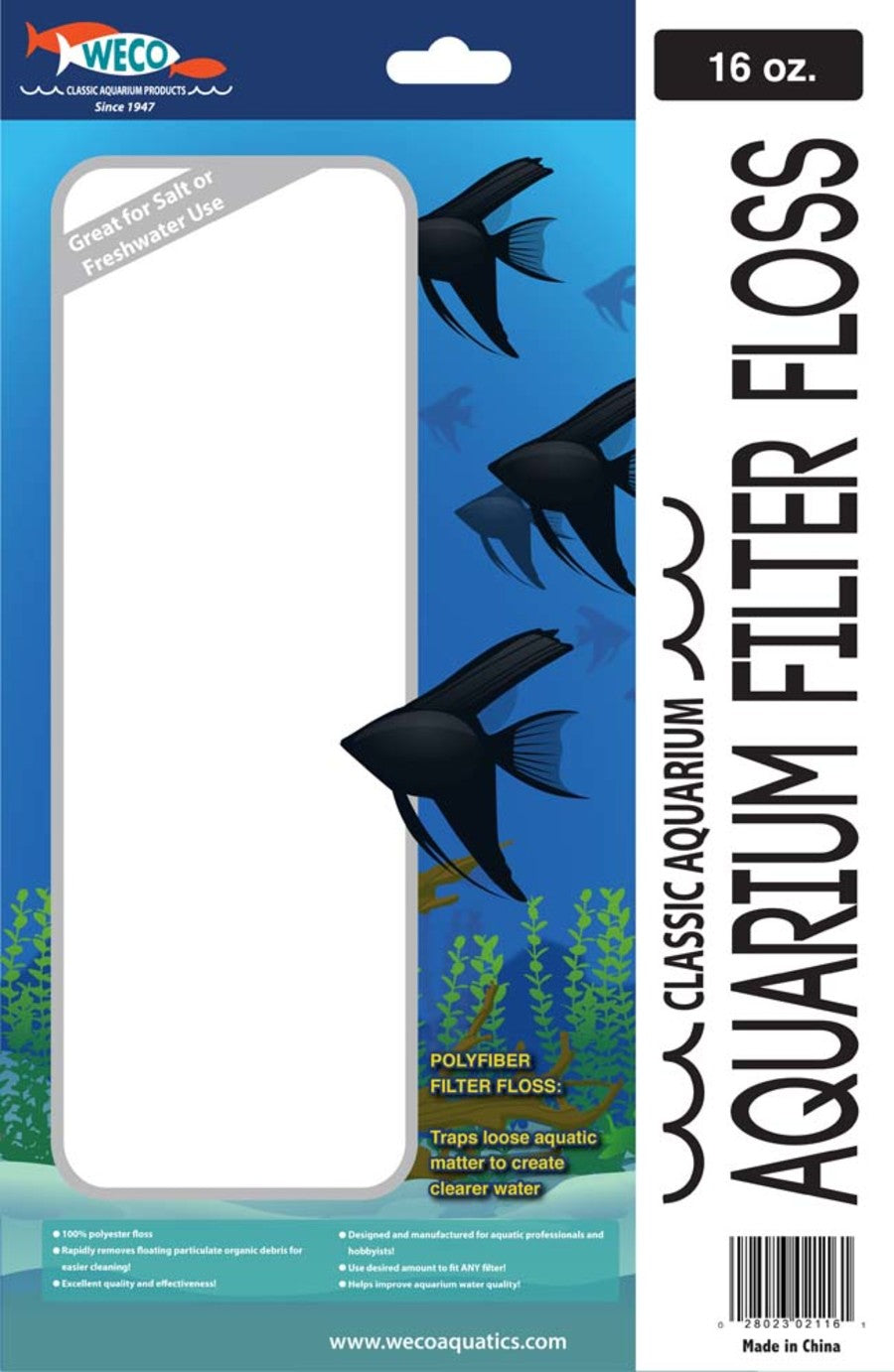 Weco Products Aquarium Filter Floss