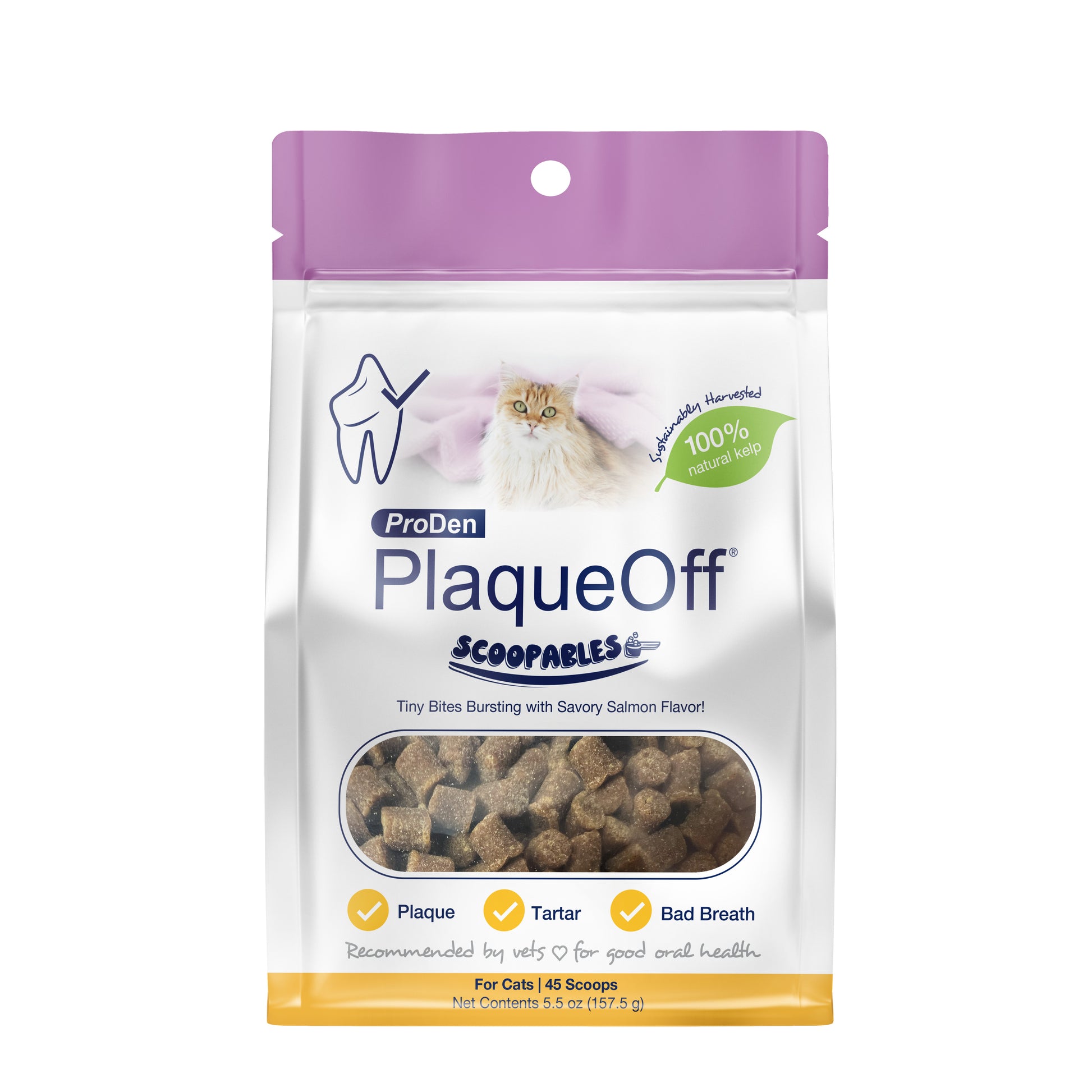 NaturVet ProDen PlaqueOff Scoopables Cat Dental Treat