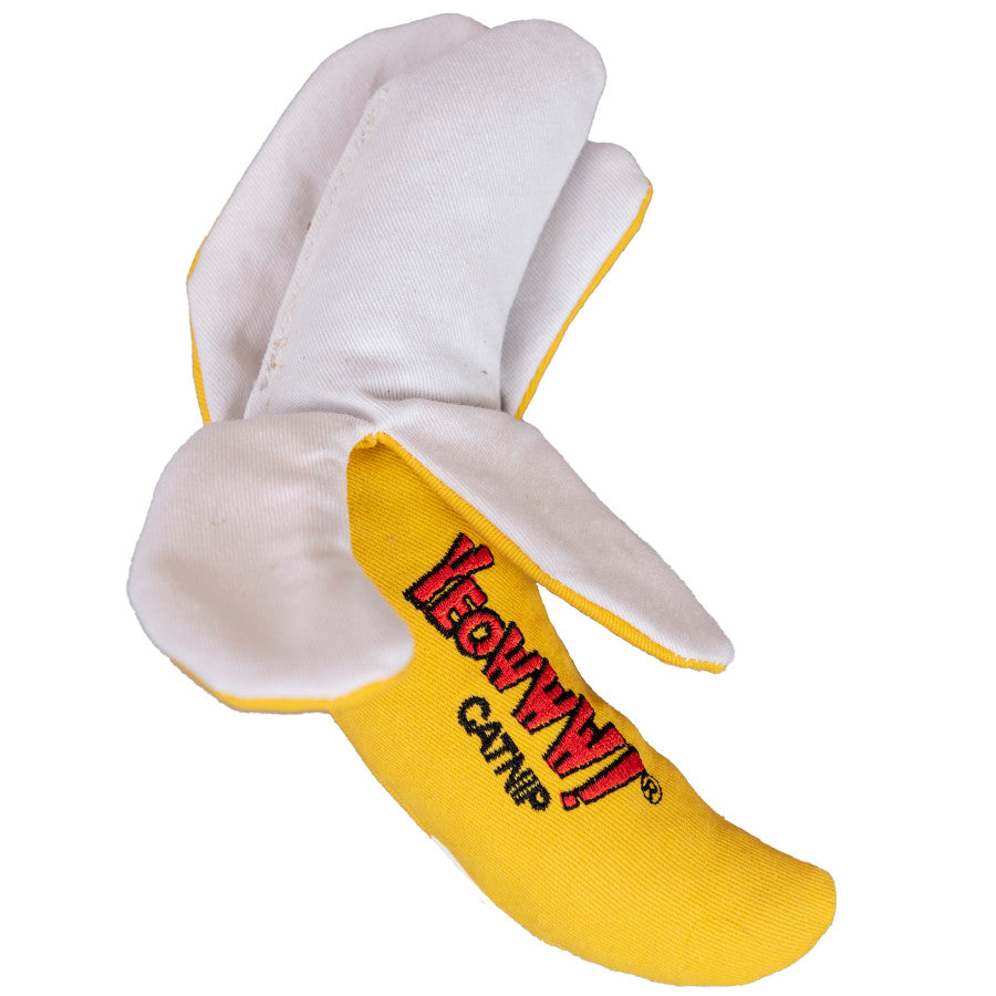 Yeowww! Chi-Cat-a Banana Peeled Cat Toy