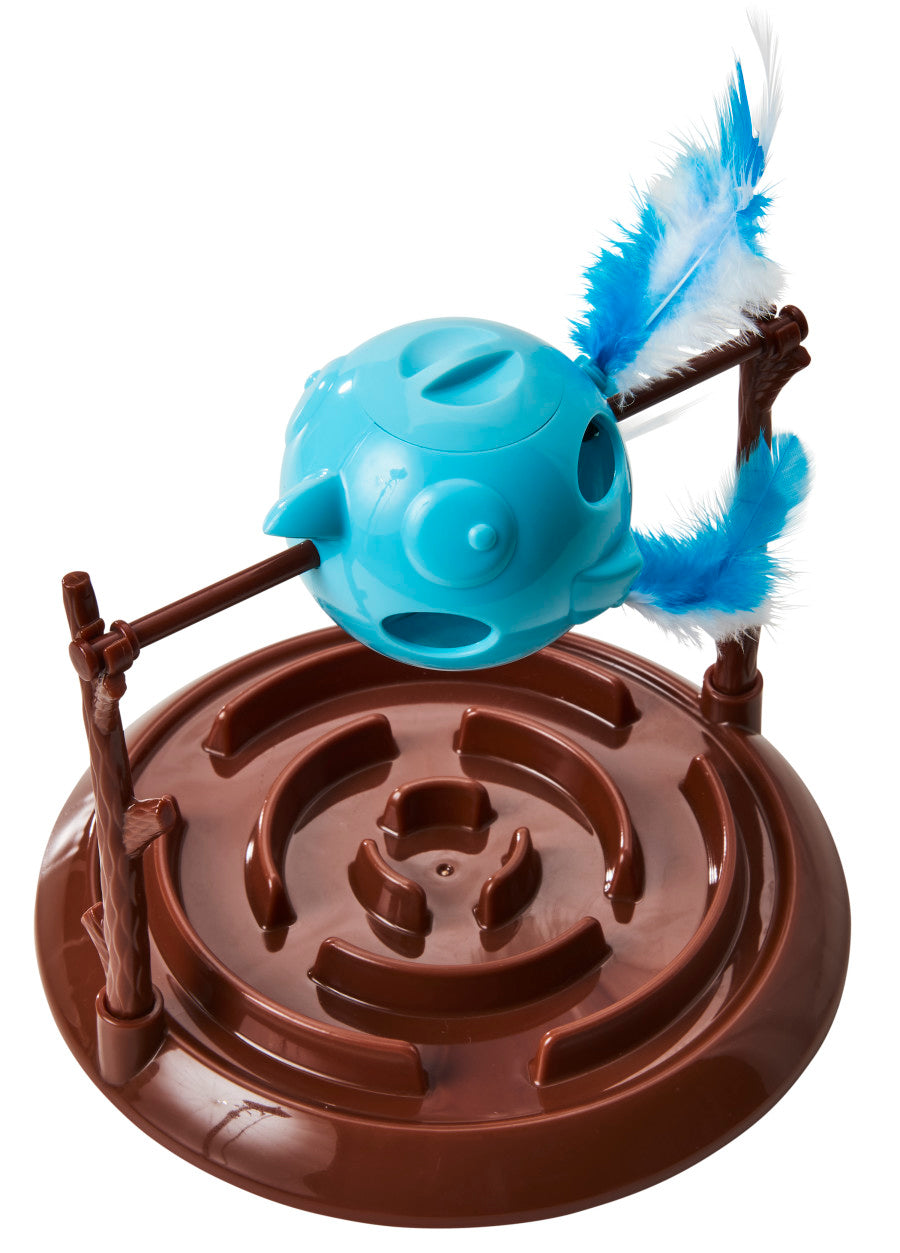 Doc & Phoebe Twirly Bird Cat Treat Dispenser