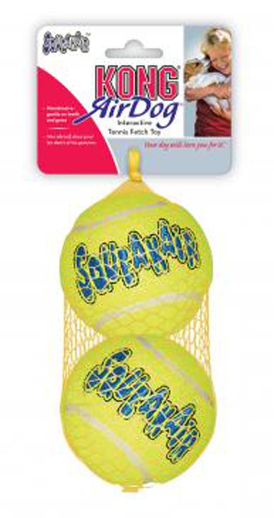 KONG Air Dog Squeaker Tennis Ball Dog Toy