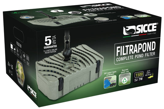 Sicce FILTRAPOND 1500 - 400 gph - 7w UV-C