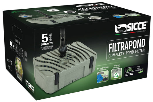 Sicce FILTRAPOND 2500 - 660 gph - 9w UV-C