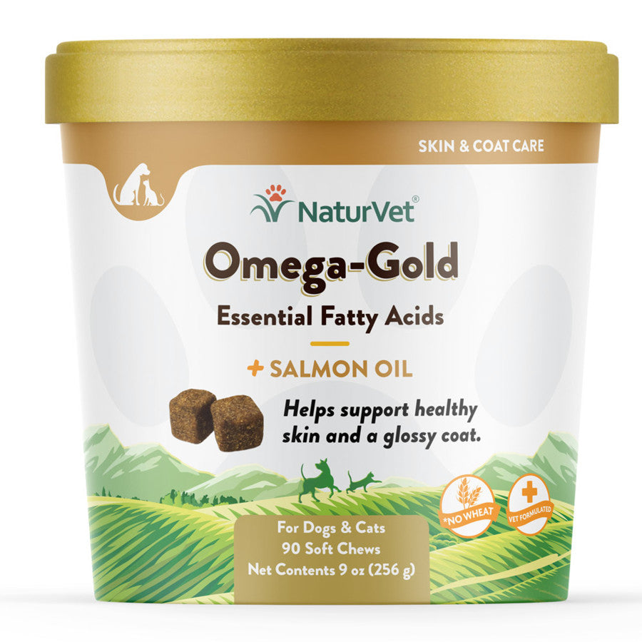 NaturVet Omega Gold PLUS Salmon Oil Soft Chews