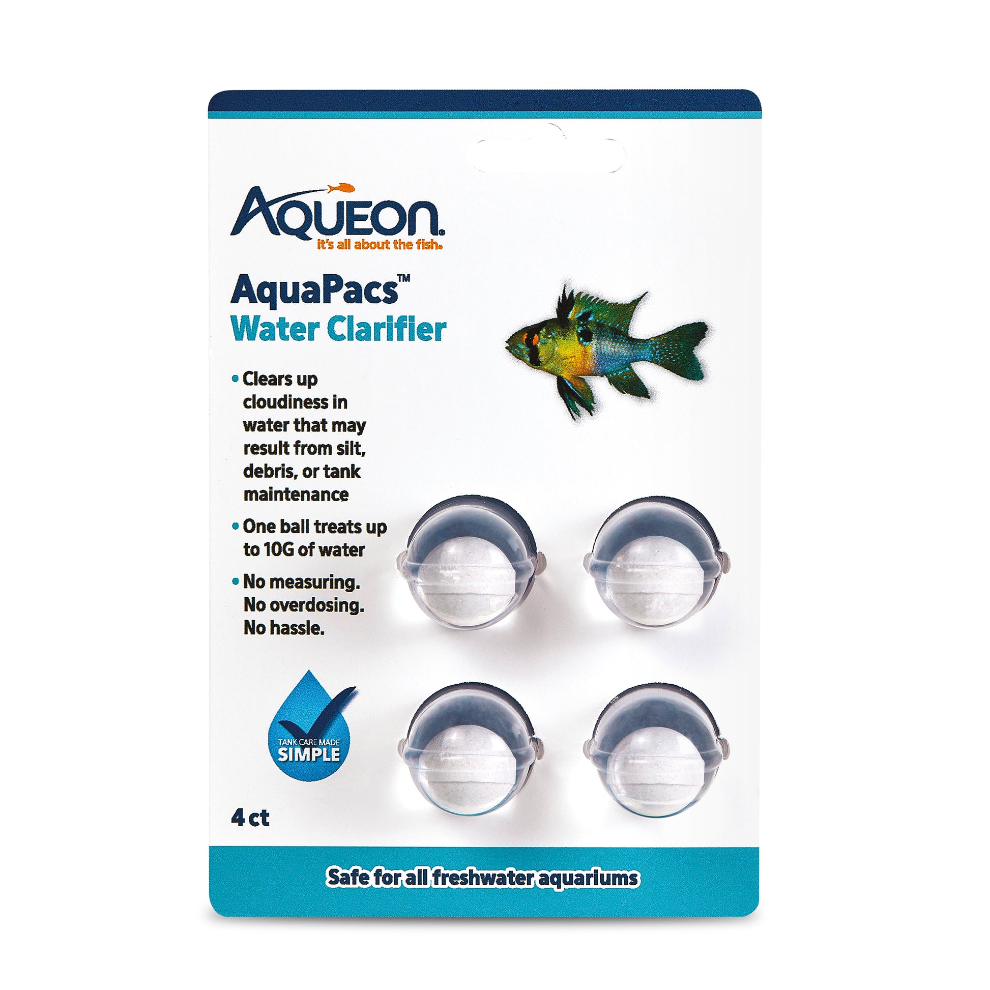 Aqueon AquaPacs Water Clarifier - 6ea/4-pk
