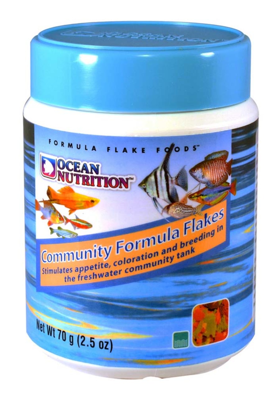 SPECIALS RESOURCES CONTACT US MY ACCOUNT Aquatics Food Dry Fish Food - Flakes and Pellets Customer View Printable View Ocean Nutrition Community Formula Flakes Fish Food 1ea Ocean Nutrition Community Formula Flakes Fish Food