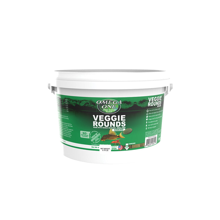 Omega One Veggie Rounds Sinking Pellet Fish Food