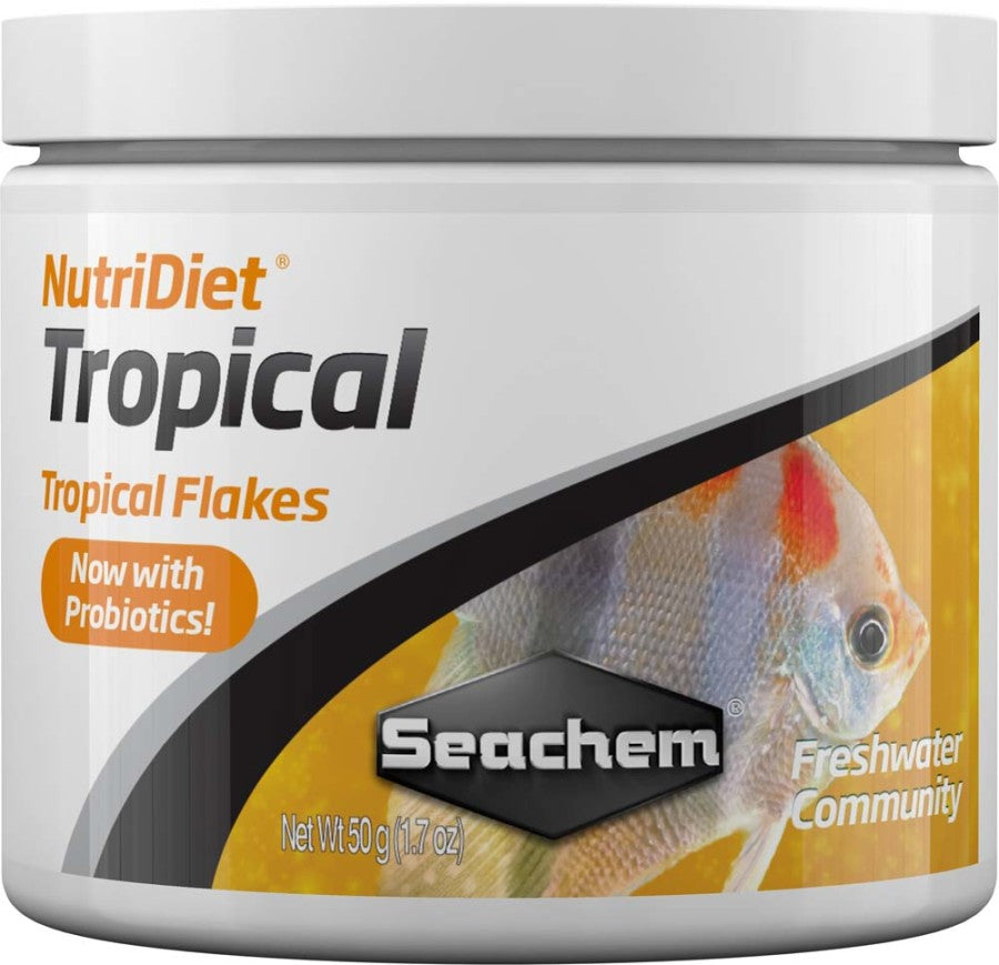 Seachem Laboratories NutriDiet Tropical Flakes Fish Food
