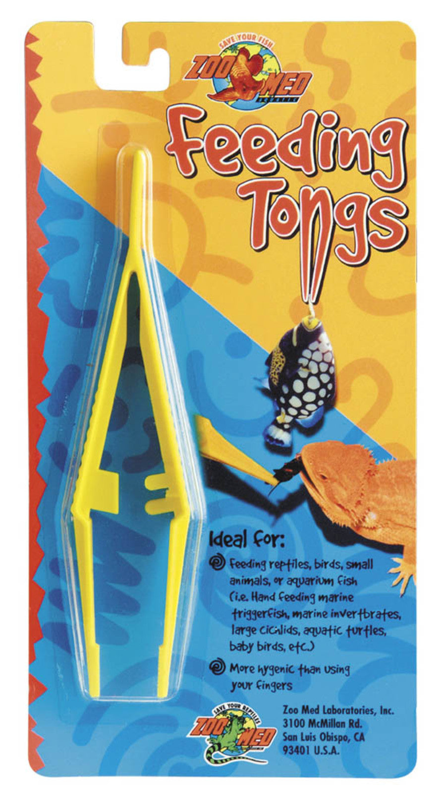 Zoo Med Deluxe High Quality Feeding Tongs