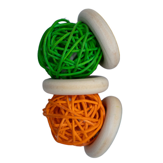 A & E Cages Nibbles Bunny Bangle Small Animal Toy