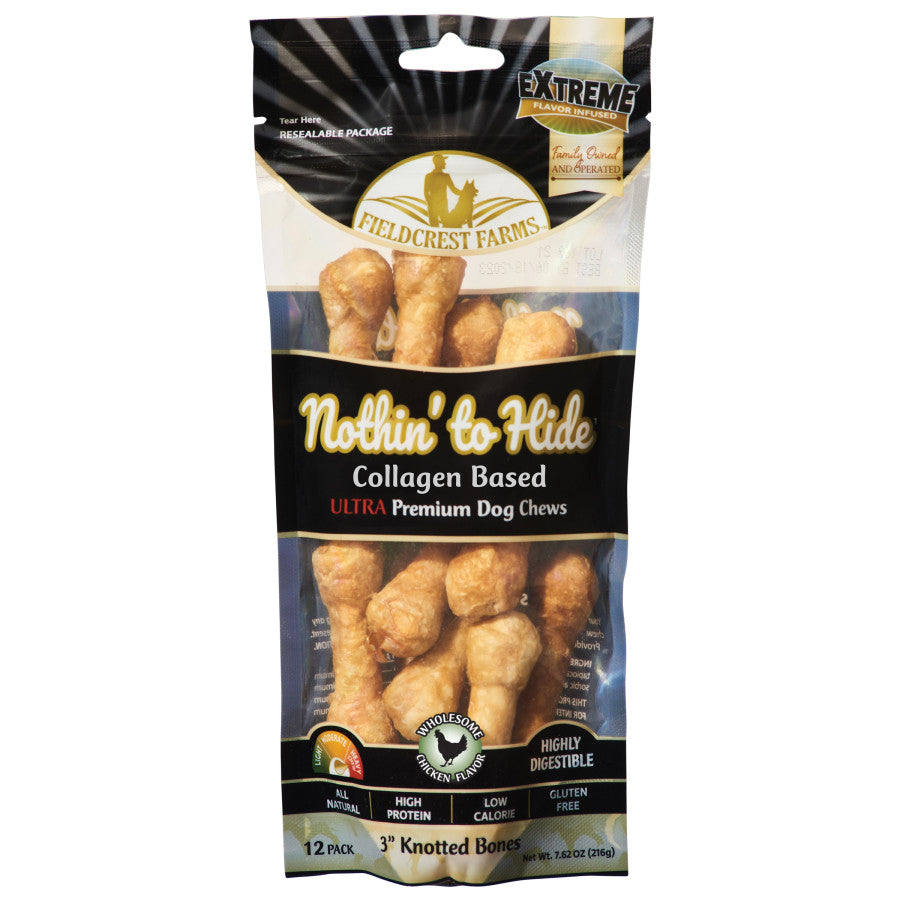 Fieldcrest Farms Nothin' To Hide Ultra Knotted Bone Dog Treat