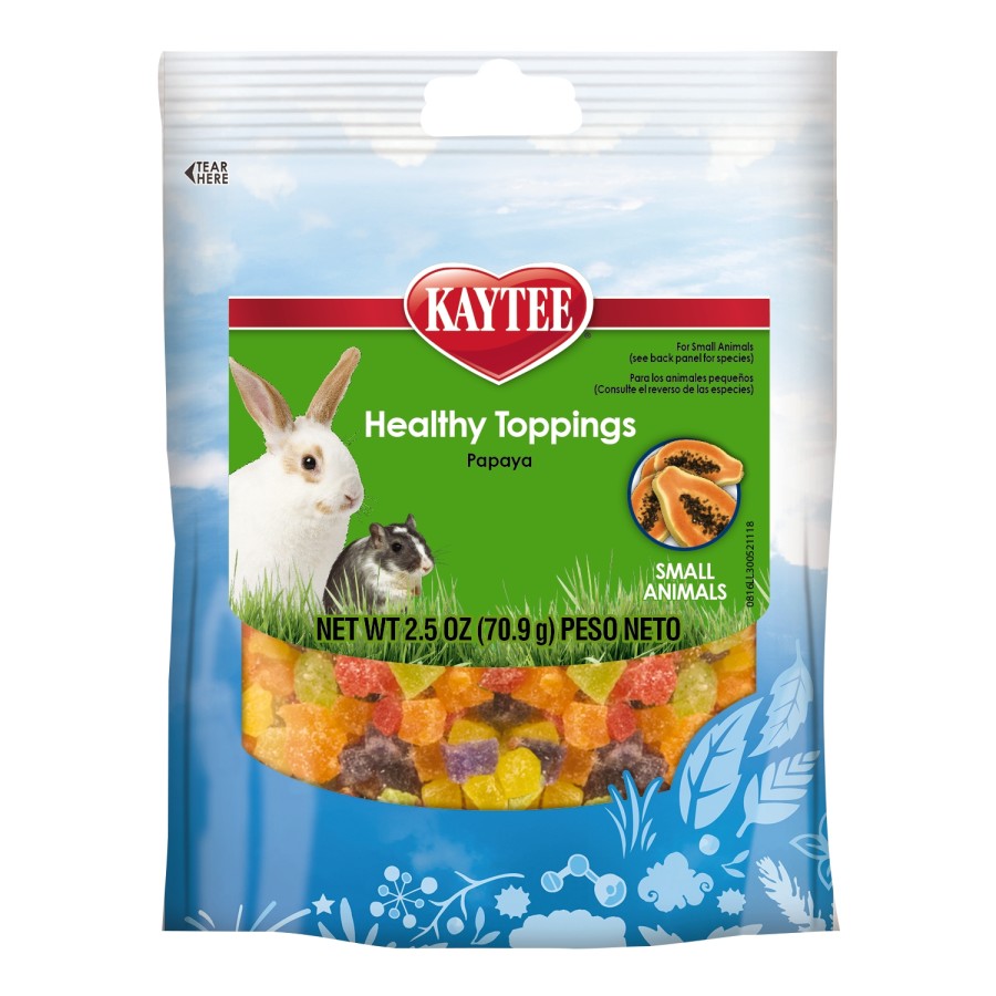 Kaytee Healthy Toppings Papaya Treat for Small Animals