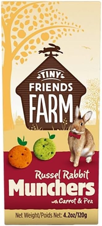 Tiny Friends Farm Russel Rabbit Munchers w/Carrot and Pea