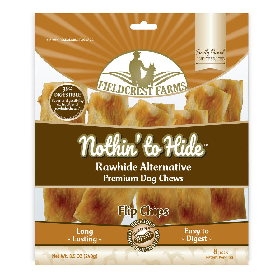 Fieldcrest Farms Nothin' To Hide Flip Chips Dog Treat