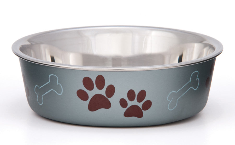 Loving Pets Metallic Dog Bowl