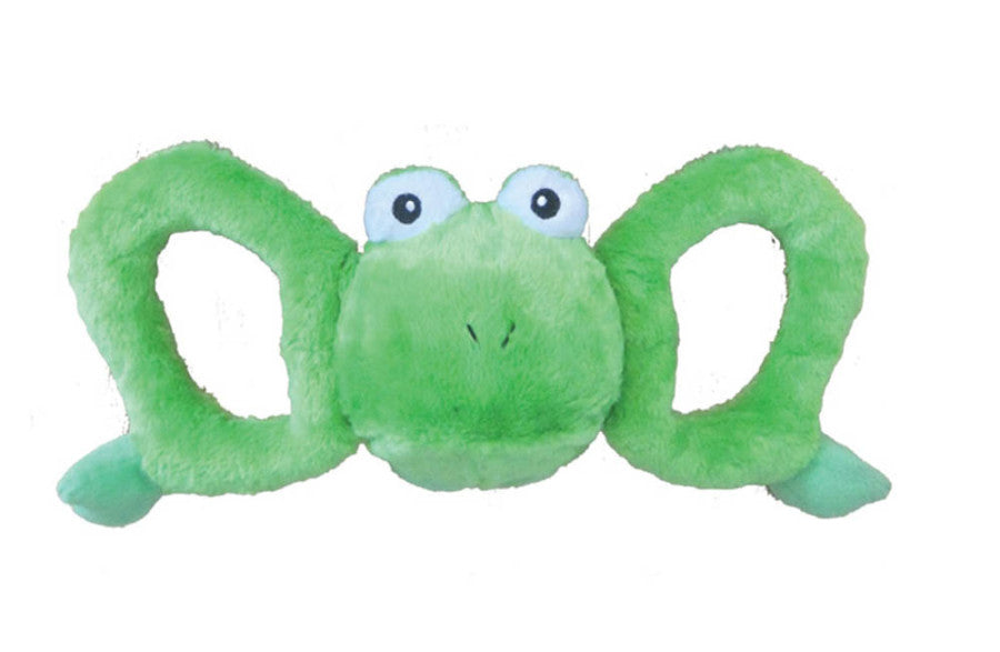 Jolly Pet Tug-a-Mals Frog Dog Toy