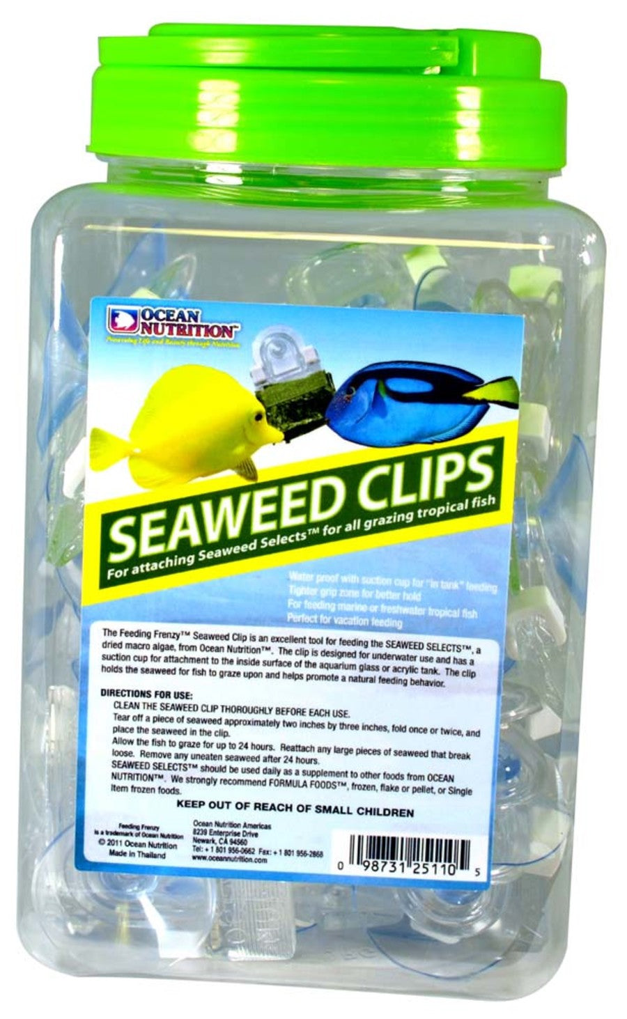 Ocean Nutrition Nutrition Feeding Frenzy Seaweed Clips