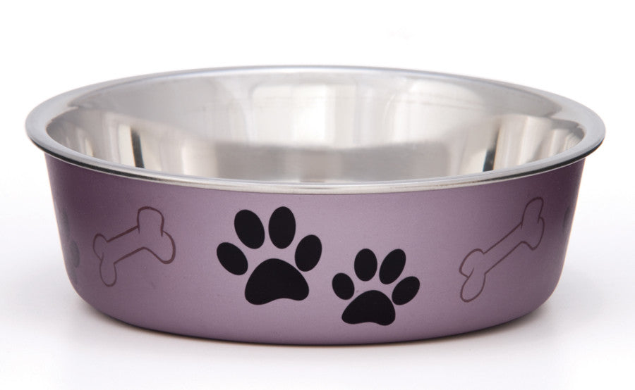 Loving Pets Metallic Dog Bowl