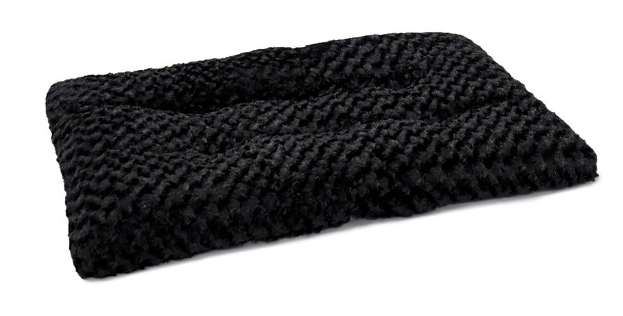 MidWest Homes for Pets QuietTime Ombre Glossy Black Swirl Fur Pet Bed