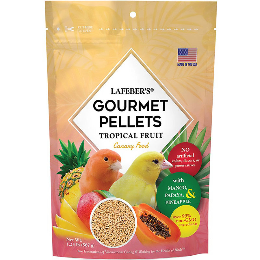 Lafeber Company Tropical Fruit Gourmet Pellets Canary Bird Food