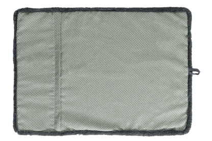 Fur Haven Pet Products Plush Faux Fur Crate 2 Ortho Pet Mat - Gray.