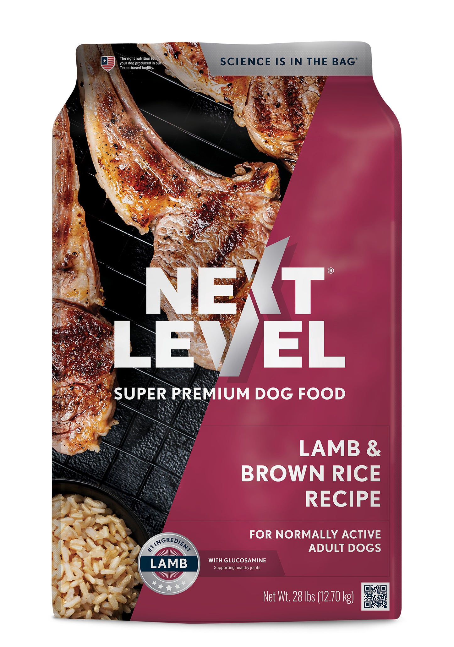 Next Level Lamb and Brown Rice Recipe Adult Dry Dog Food