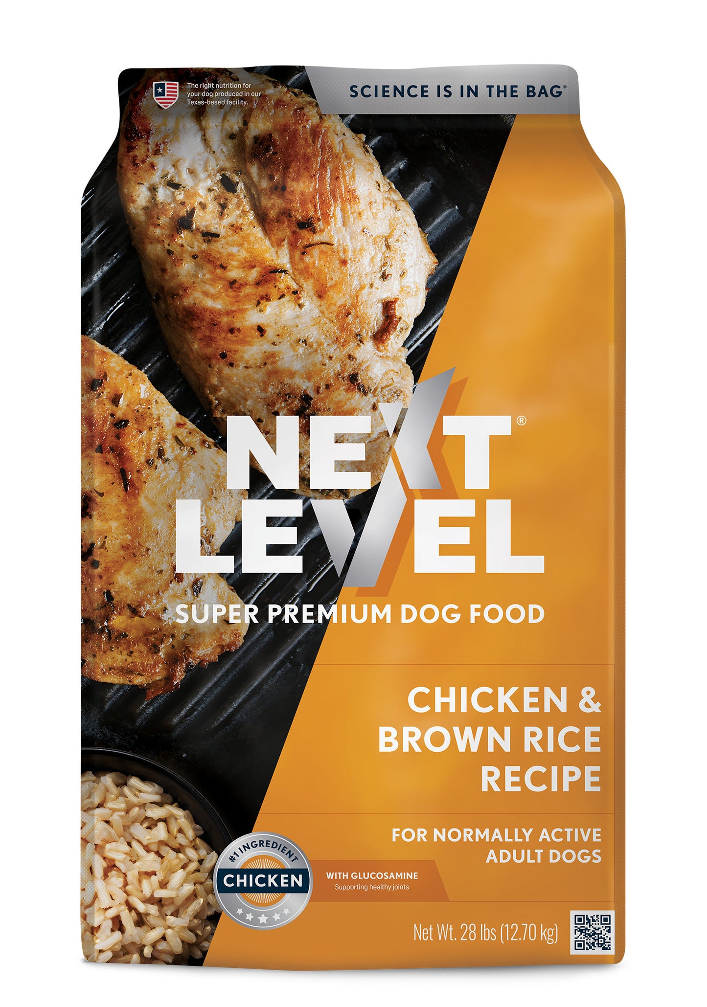 Next Level Chicken and Brown Rice Recipe Adult Dry Dog Food