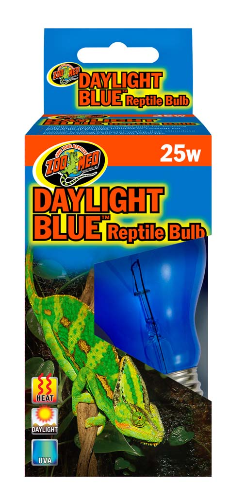 Zoo Med Daylight Blue Reptile Bulb - Blue, 1ea/25 W