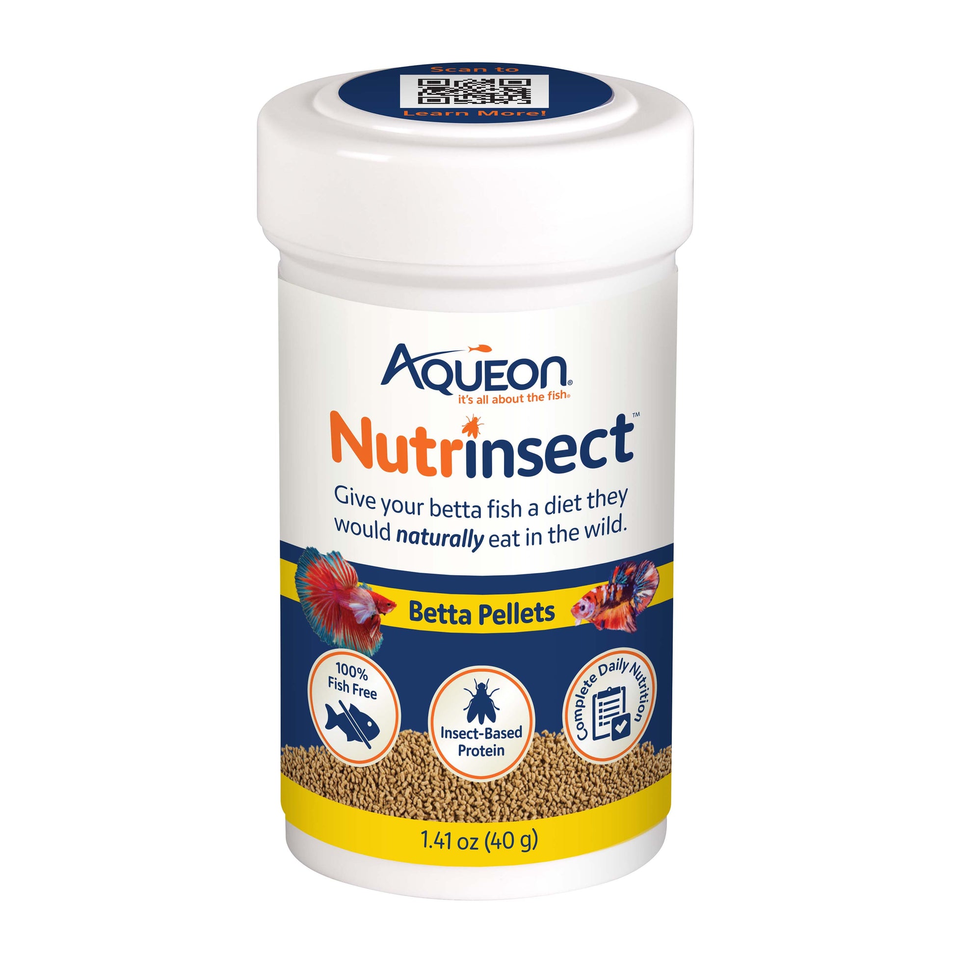 Aqueon Nutrinsect Fish-Free Fish Food