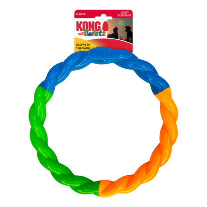 KONG Twistz High-Viz Ring Dog Toy