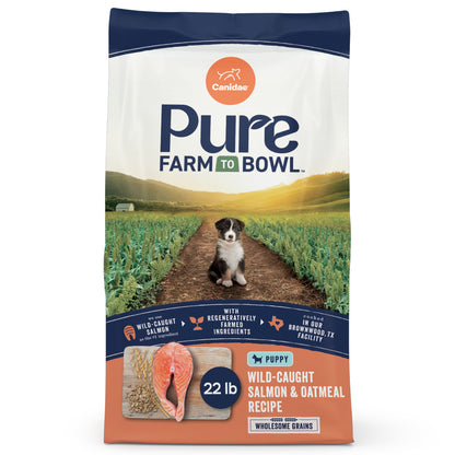 CANIDAE PURE Farm To Bowl w/Wholesome Grains Dry Puppy Food