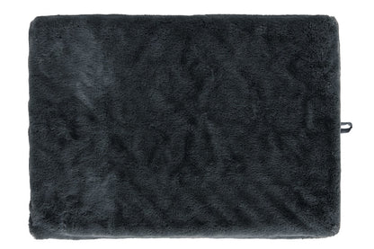 Fur Haven Pet Products Plush Faux Fur Crate 2 Ortho Pet Mat - Gray.