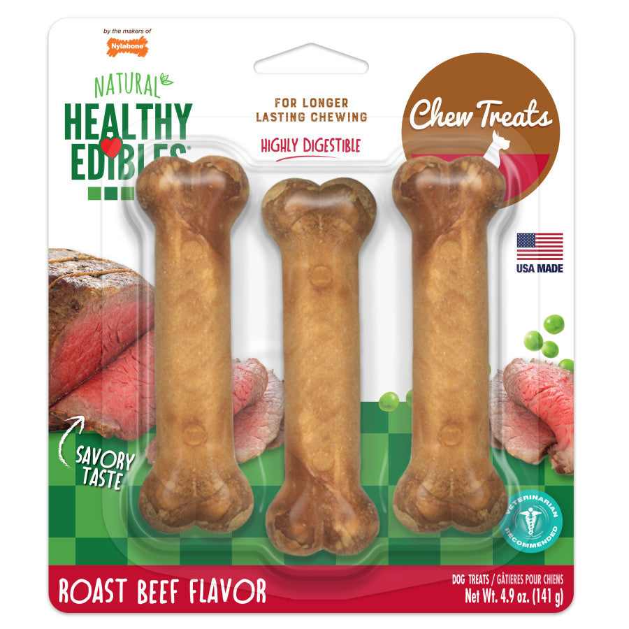 Nylabone Healthy Edibles All-Natural Long Lasting Chew Treats