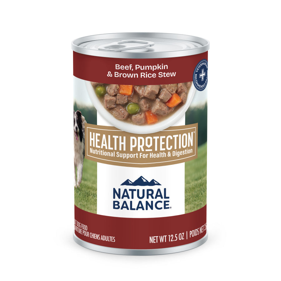 Natural Balance Pet Foods Health Protection Beef & Pumpkin Stew Can Dog Food