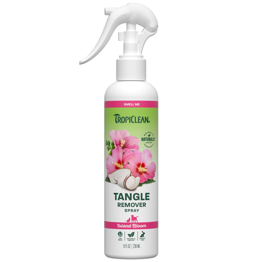 TropiClean Tangle Remover Pet Spray Island Bloom.