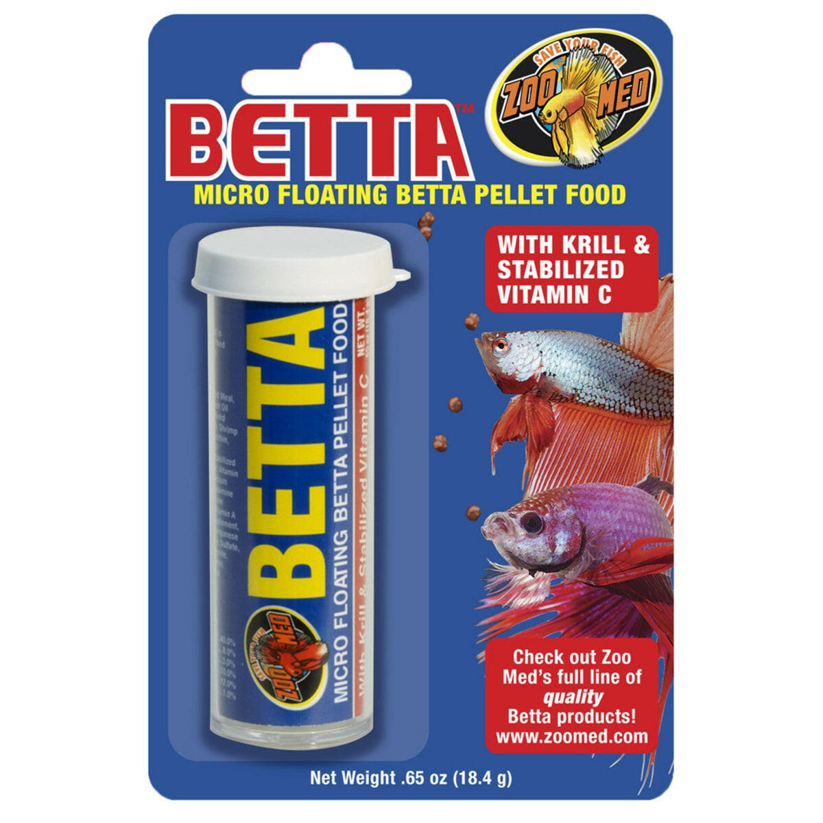 Zoo Med Micro Floating™ Betta Pellets Zoo-Med