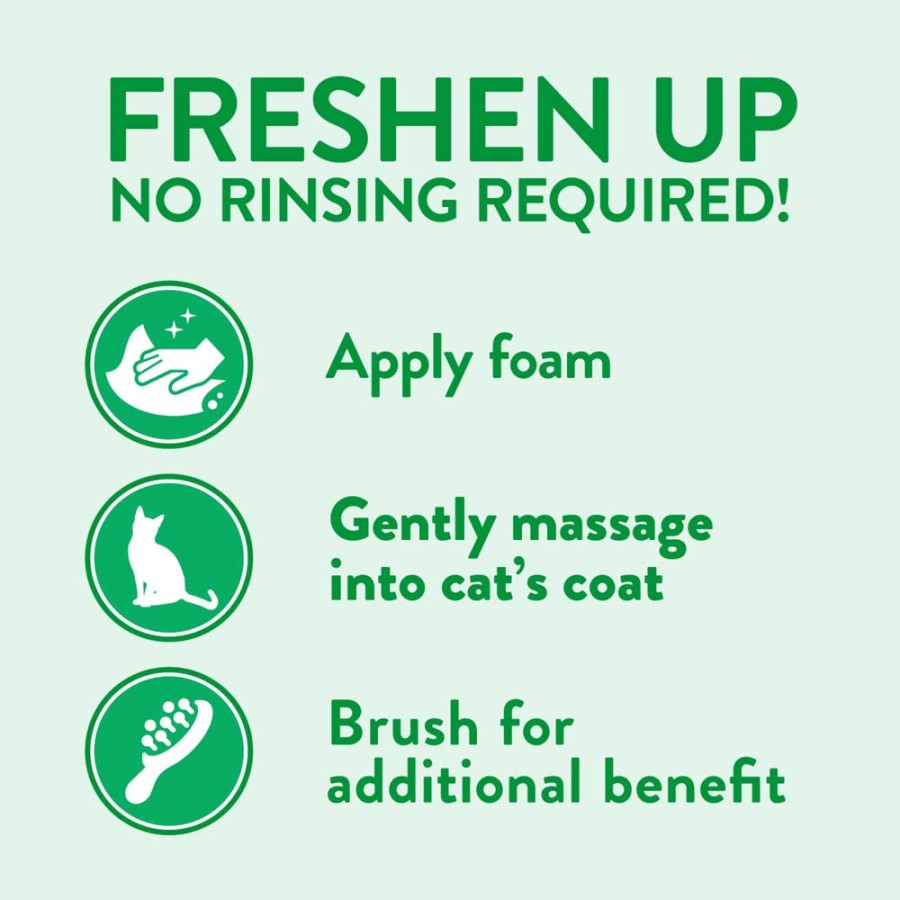 TropiClean No Rinse Deep Cleanse Cat Shampoo - 7.4 fl oz.
