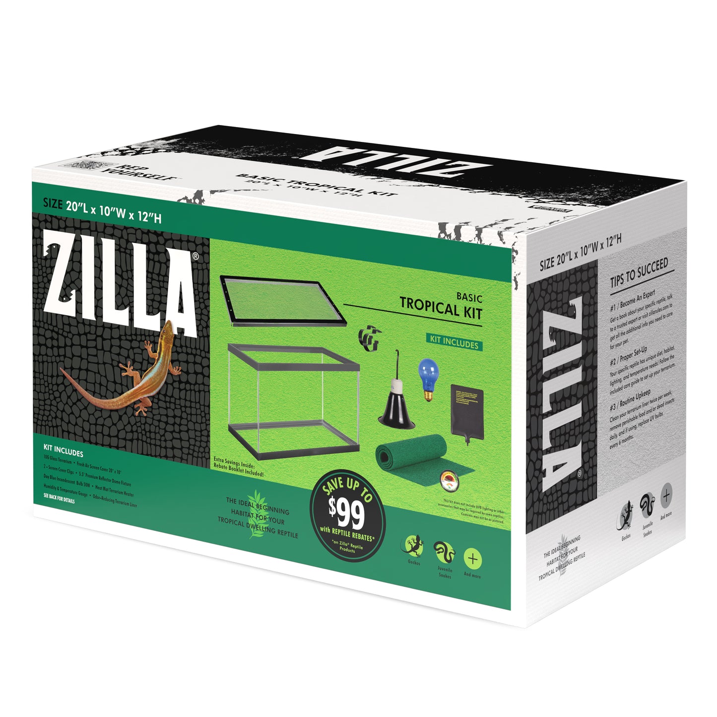 Zilla Tropical Starter Kits - 1ea