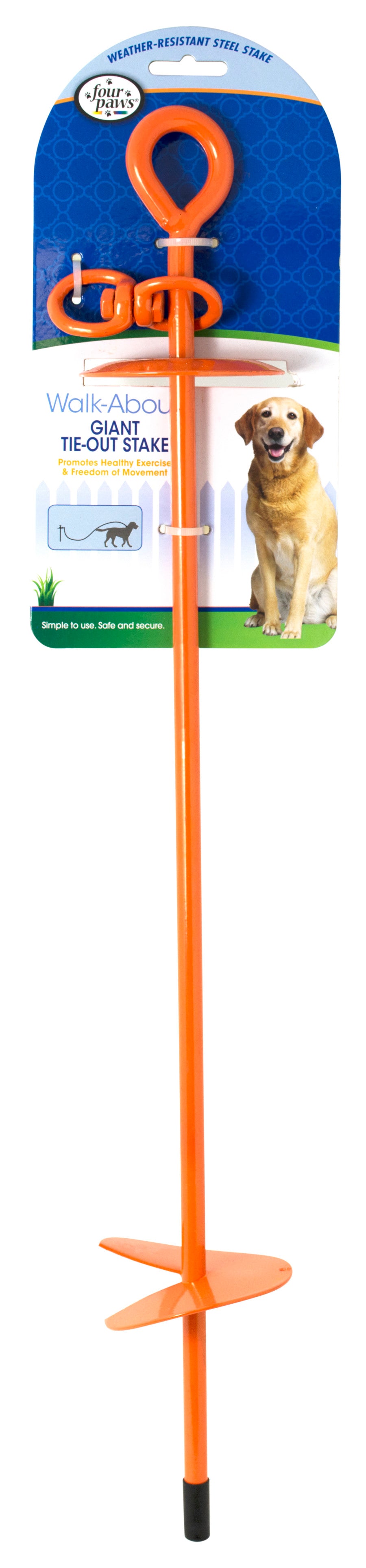 Four Paws Walk-About Dog Tie Out Stake