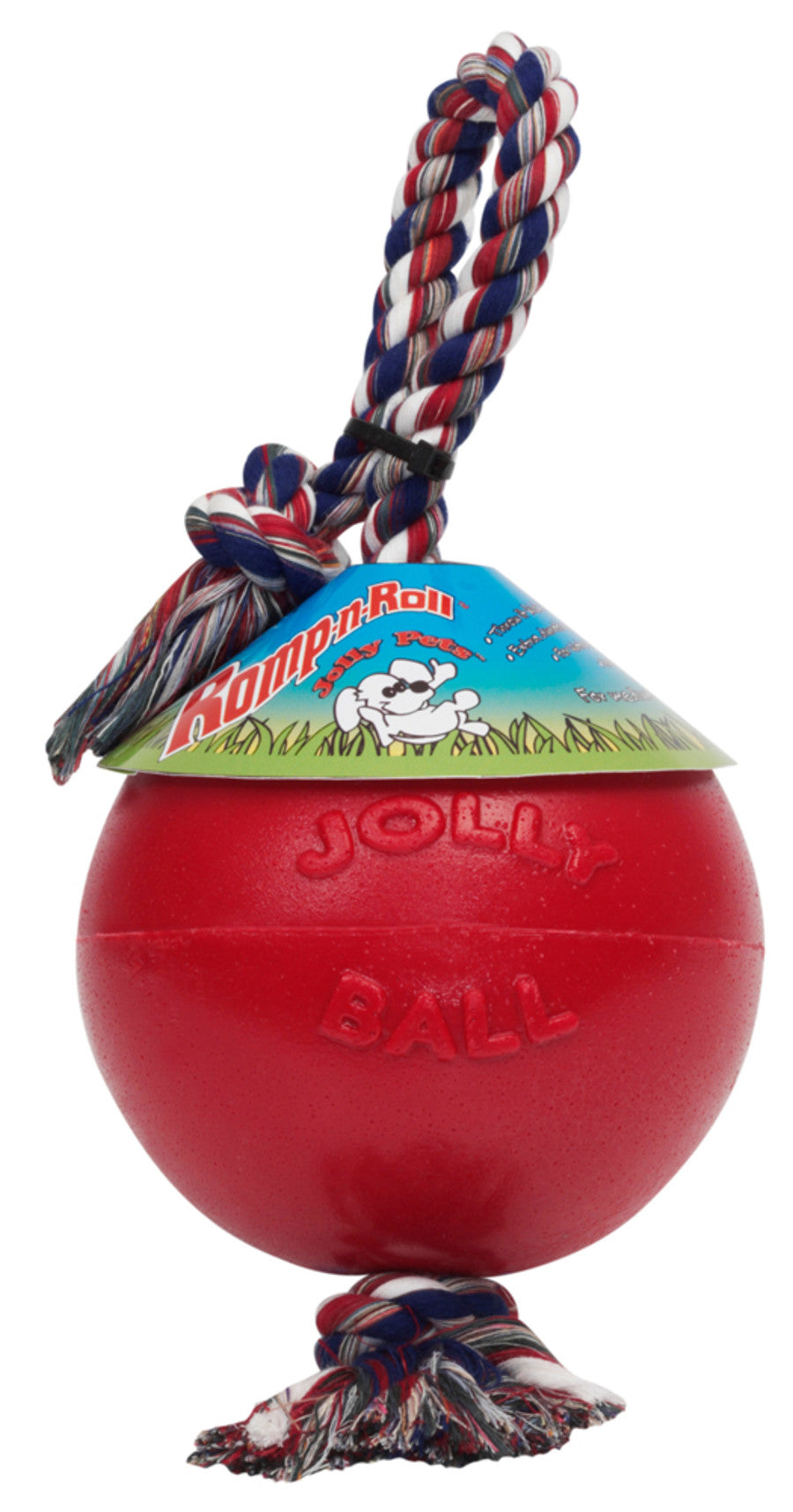 Jolly Pet Romp-n-Roll Dog Toy Durable