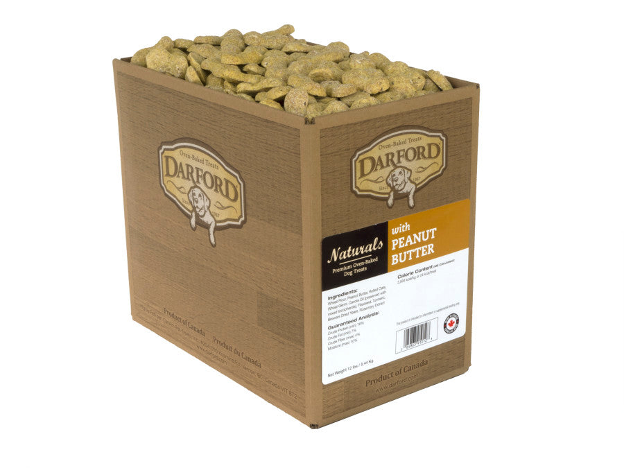 Darford Naturals Oven Baked Dog Treats with Peanut Butter