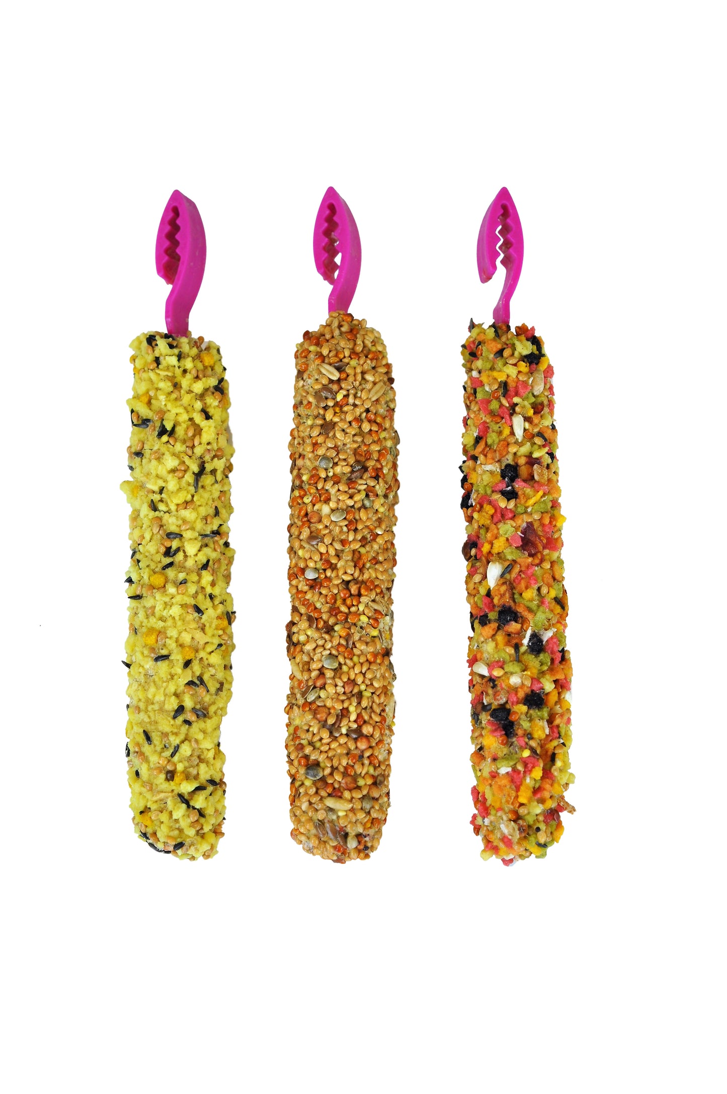 A and E Cages Smakers Snack 3-in-1 Mix Treat Stick for Parakeets